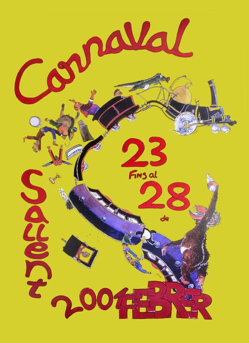 Tots els cartells del Carnaval de Sallent