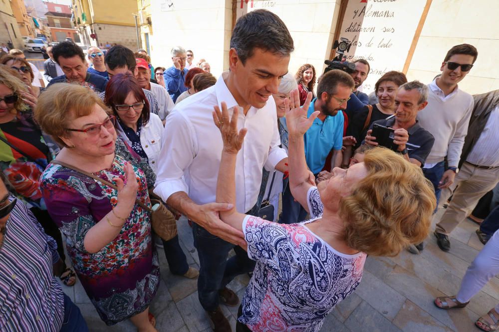 Visita de Pedro Sánchez a Orihuela