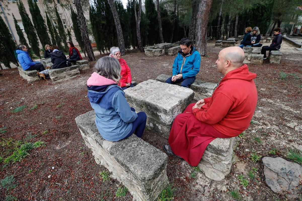 Una de las actividades al aire libre, en el parque natural de la Font Roja, en Alcoy