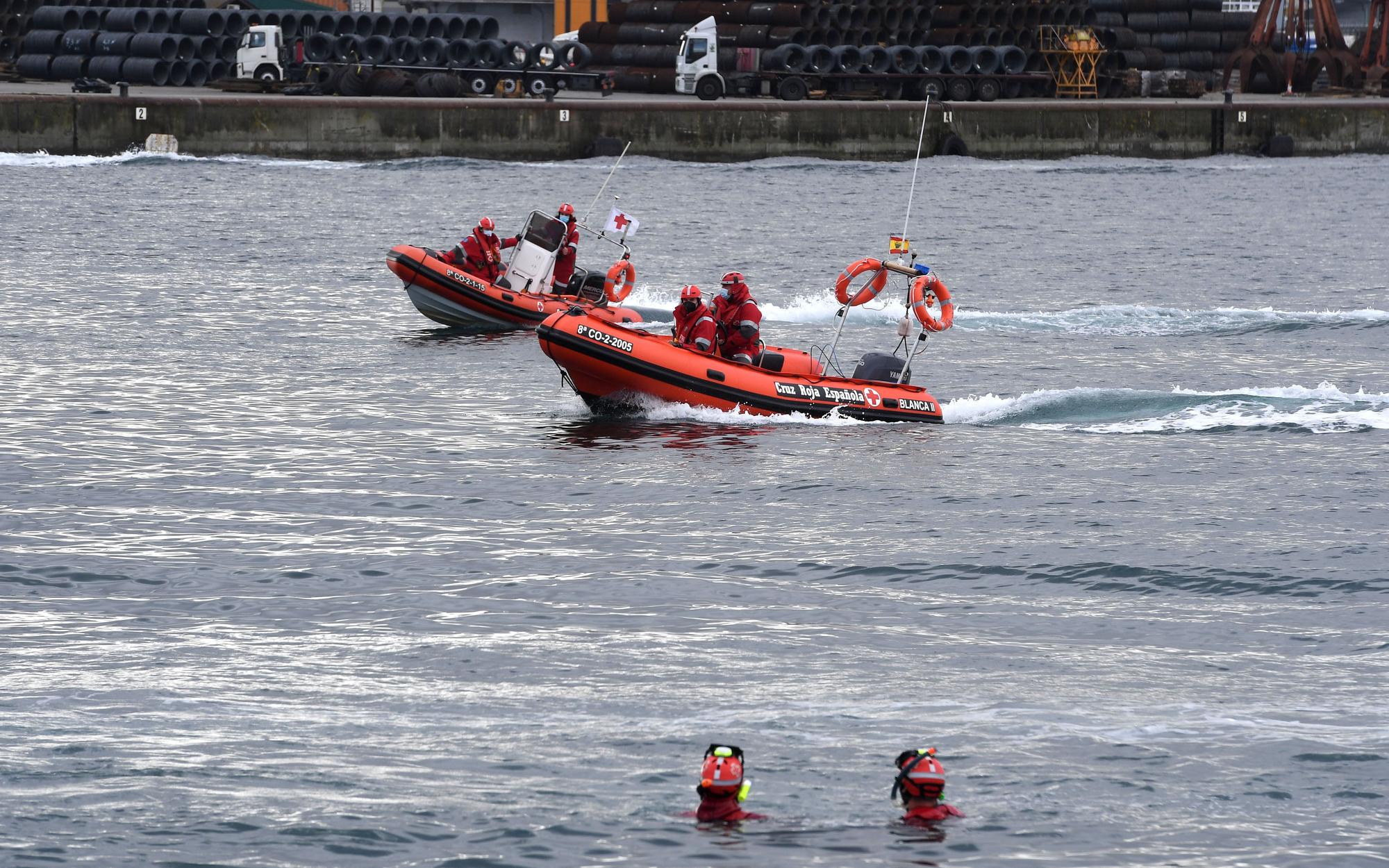 Salvamento Marítimo celebra su 50 aniversario con un simulacro de rescate