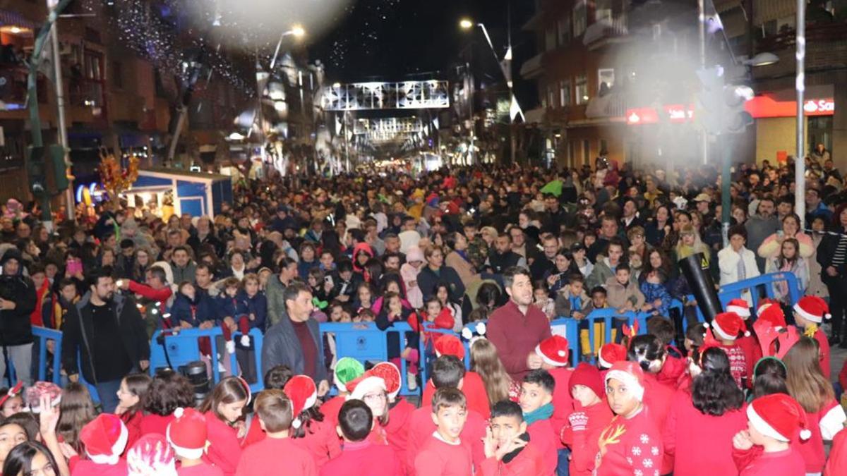 Inicio del programa de Navidad en Cehegín