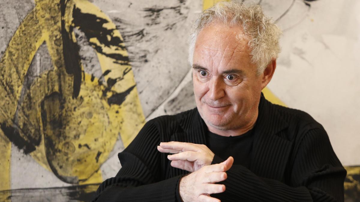 El cuiner Ferran Adrià, un enamorat del producte