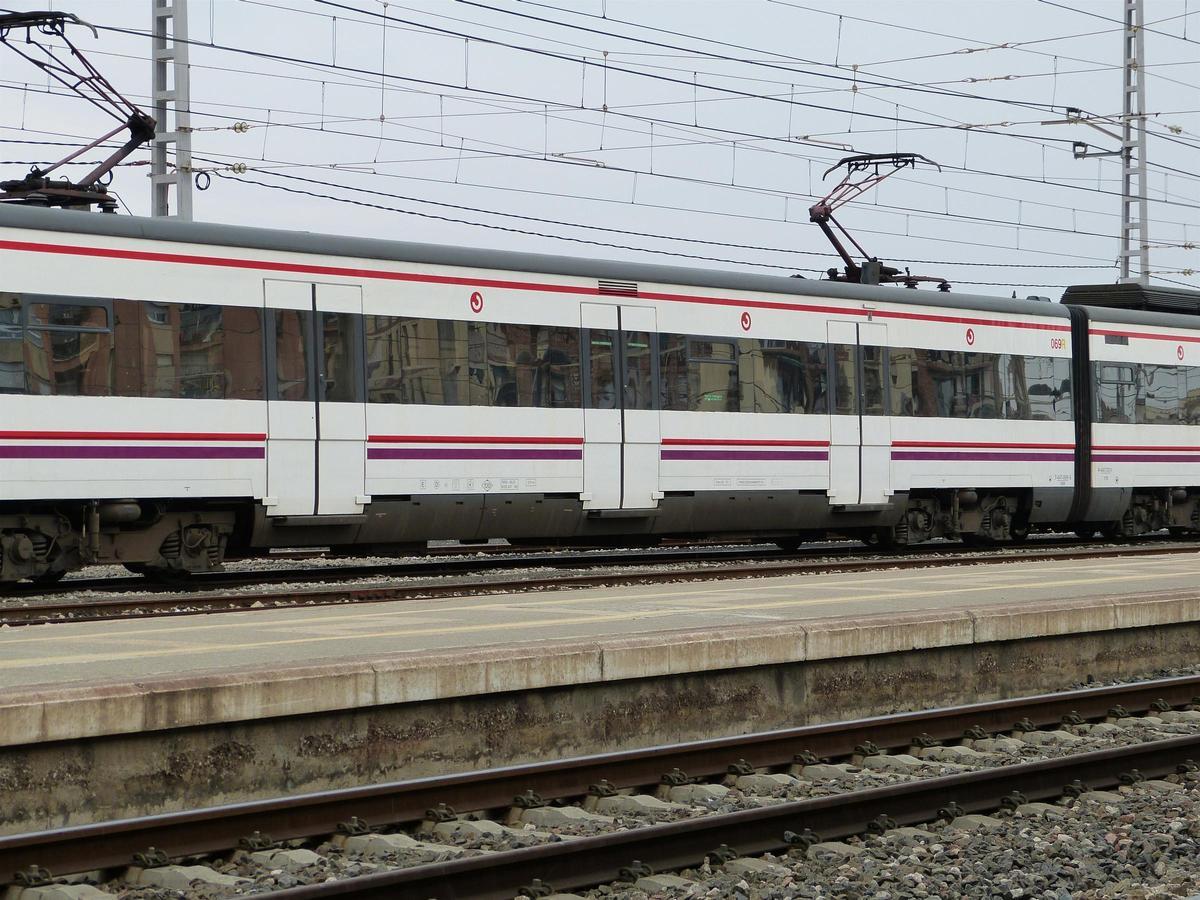 Imatge d'arxiu d'un tren de Rodalies
