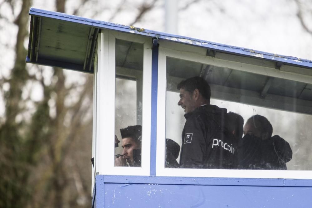 Entrenamiento del Real Oviedo en El Requexón