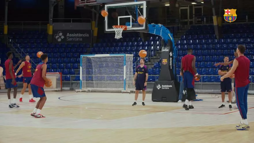 El Barça de baloncesto sigue la pretemporada: entreno en el Palau Blaugrana