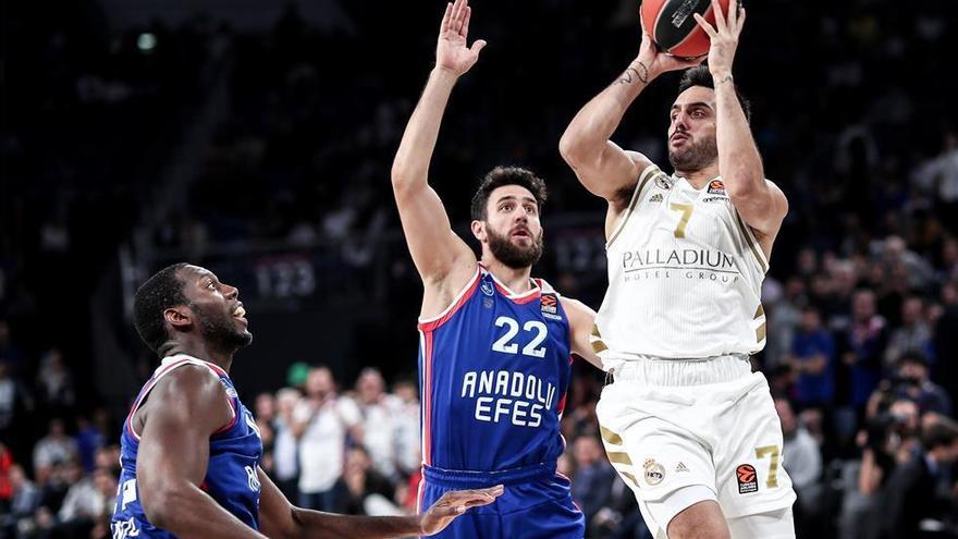 El Real Madrid se hunde ante el Efes en Estambul