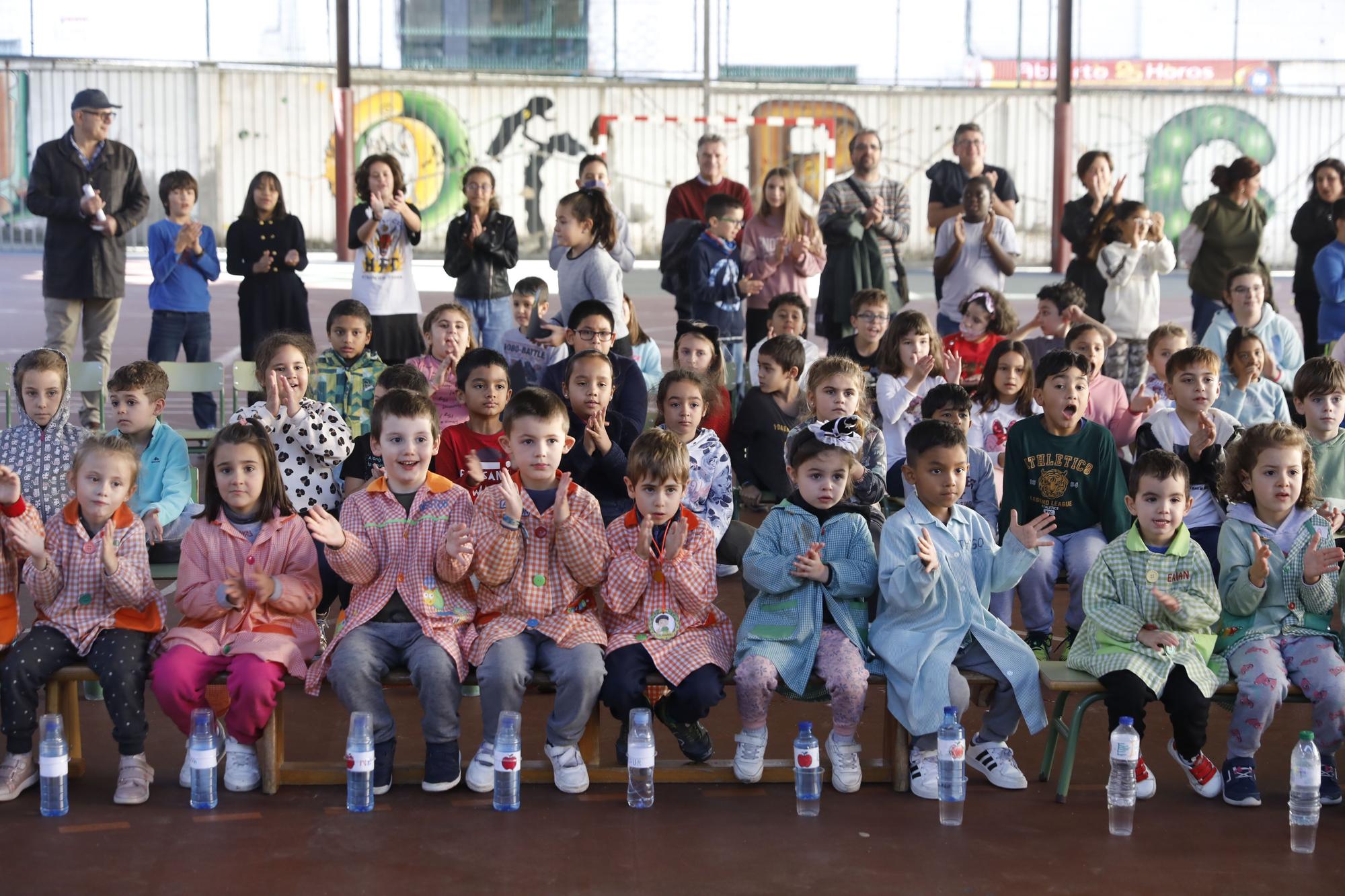 En imágenes: Amagüestu en el colegio García Lorca de Gijón