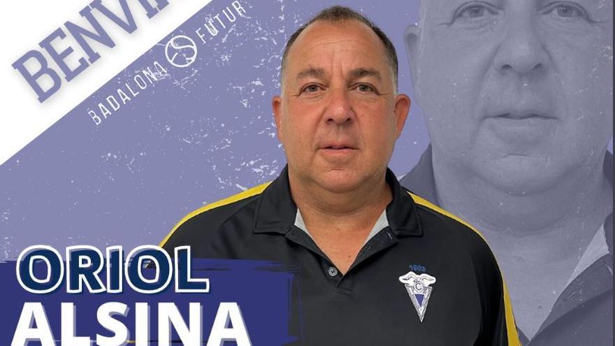 Oriol Alsina, nou entrenador del Badalona Futur.