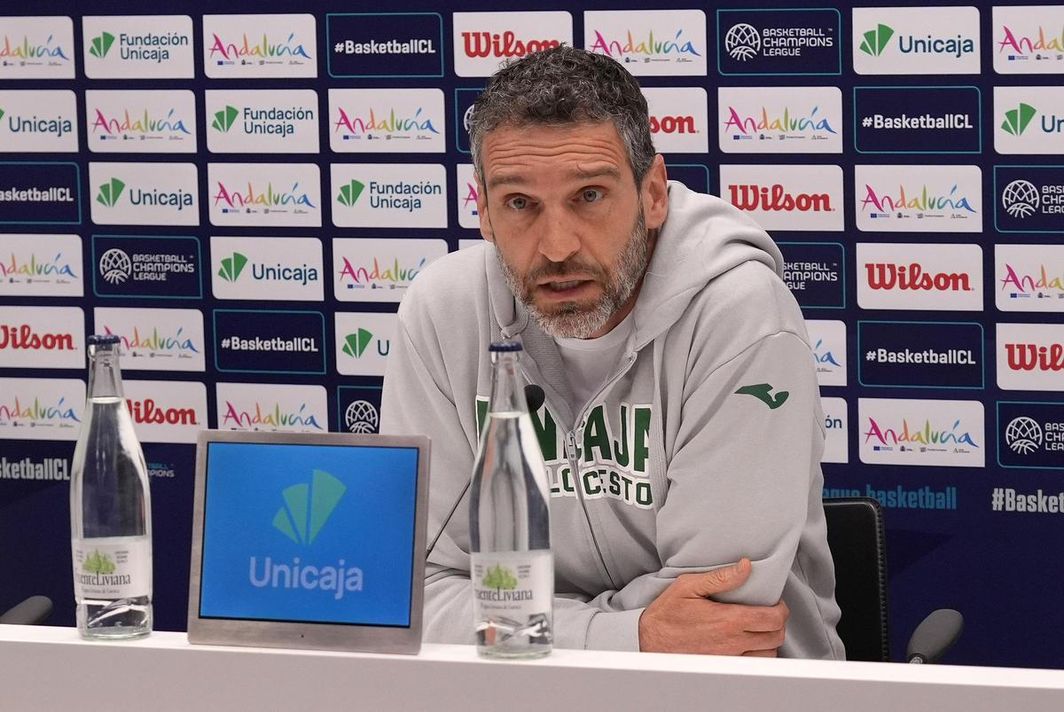 Ibon Navarro, entrenador del Unicaja.