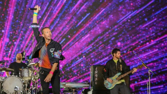 Coldplay en el Estadi Olímpic Lluís Companys