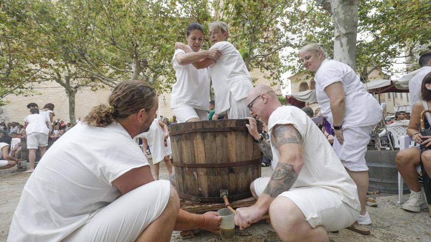 Festa des Vermar | Así ha sido el XXIII Concurs de trepitjar raïm de Binissalem