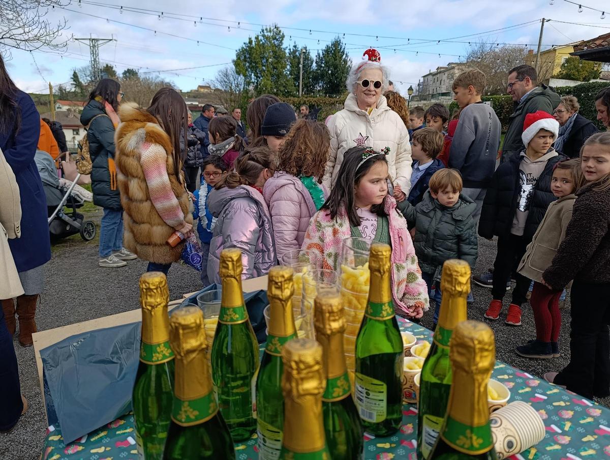 Así se vivieron las campanadas infantiles en Valdesoto