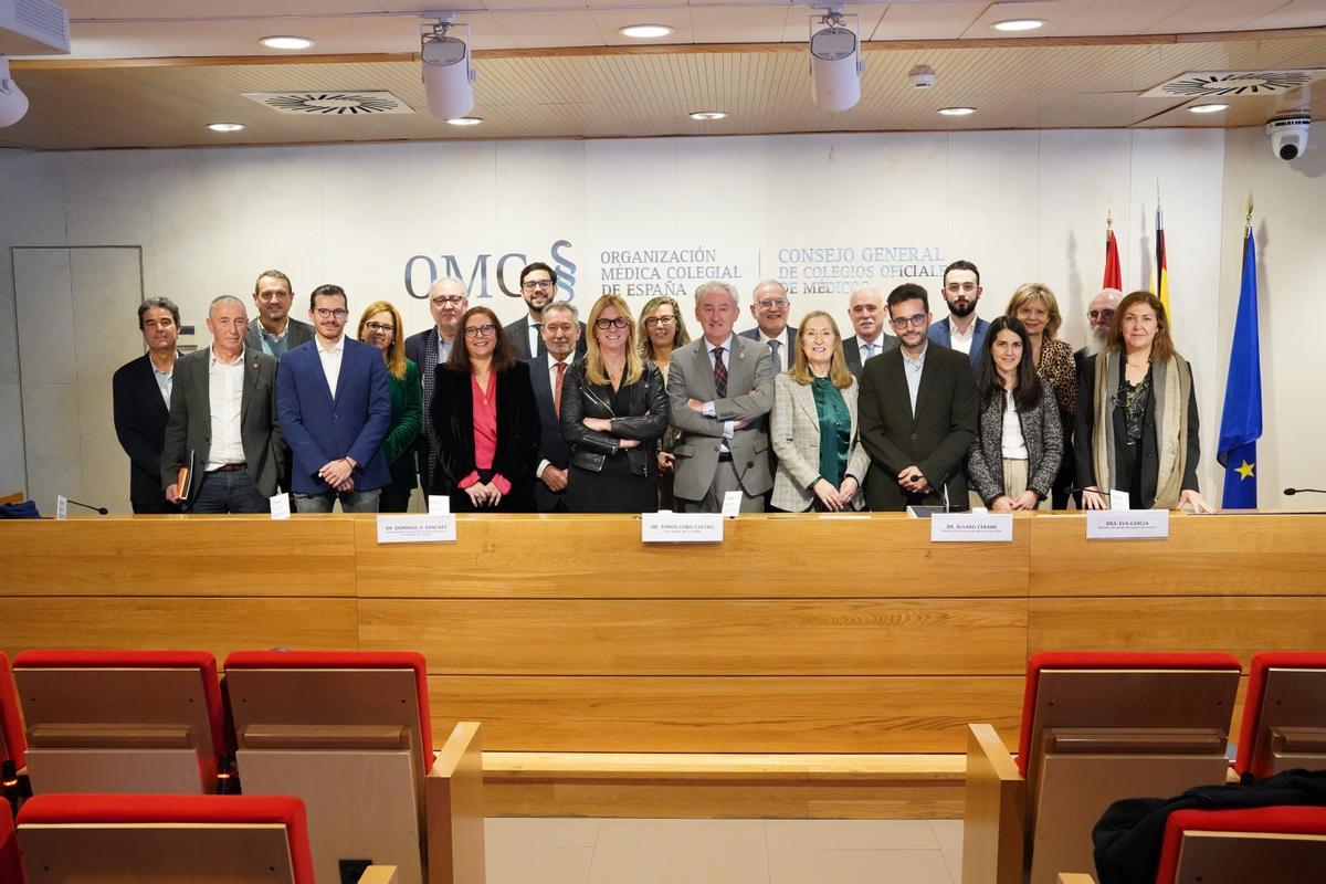 Otro momento del acto del Consejo General de Colegios de Médicos