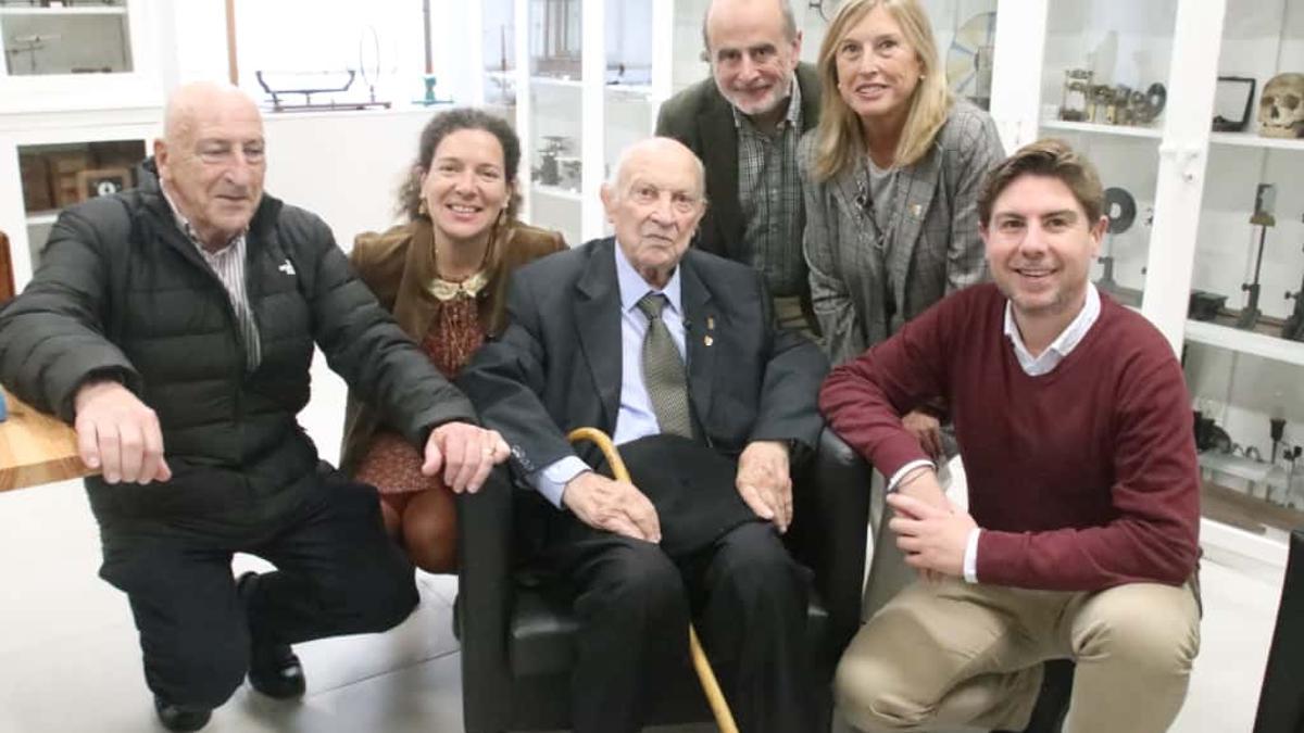 José Antonio Fidalgo, en el centro, en una imagen del pasado 5 de noviembre.