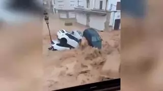 Impactantes imágenes de la mayor riada desde los años 50 en Madrigueras, Albacete