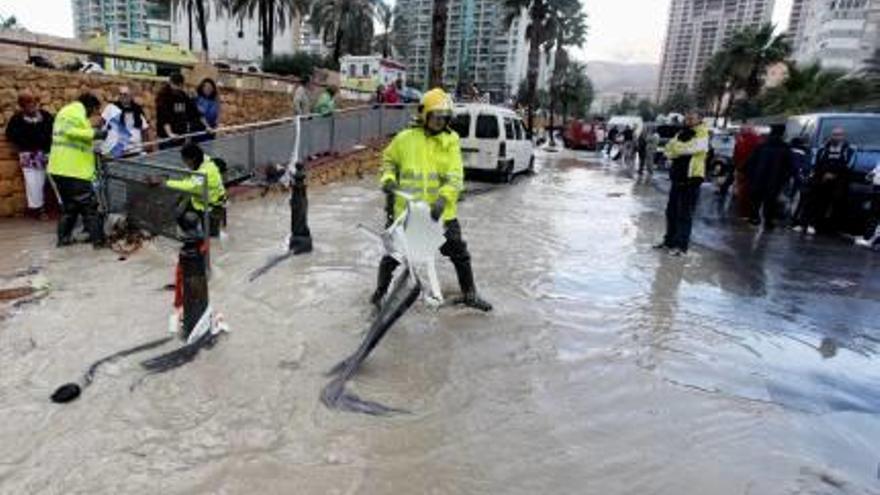 Imagen de la riada que afectó al barranco en 2011.