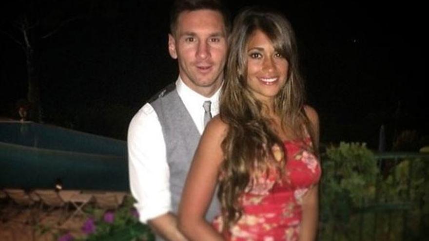 Lionel Messi y Antonella Roccuzzo, en una imagen de archivo