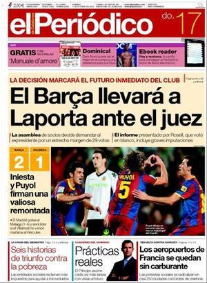 EL PERIÓDICO, 17/10/2010.