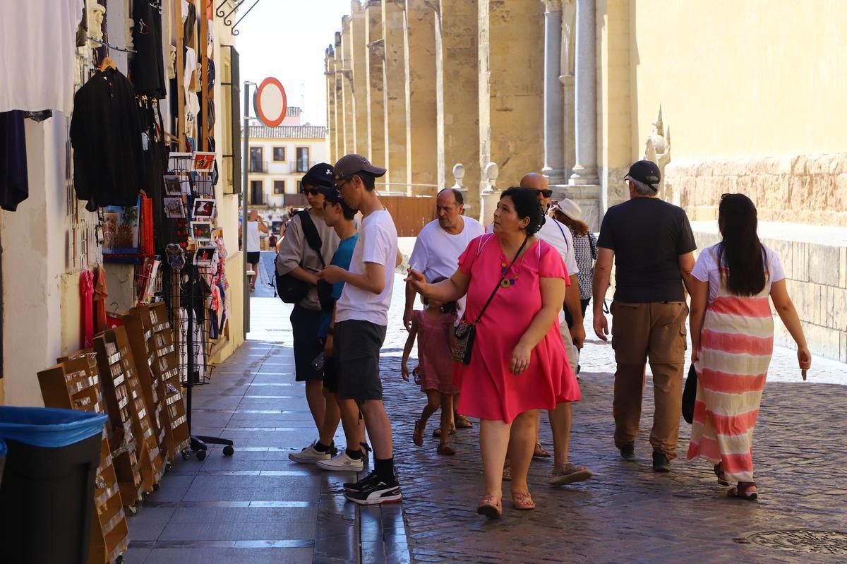 Turistas en el centro de Córdoba.
