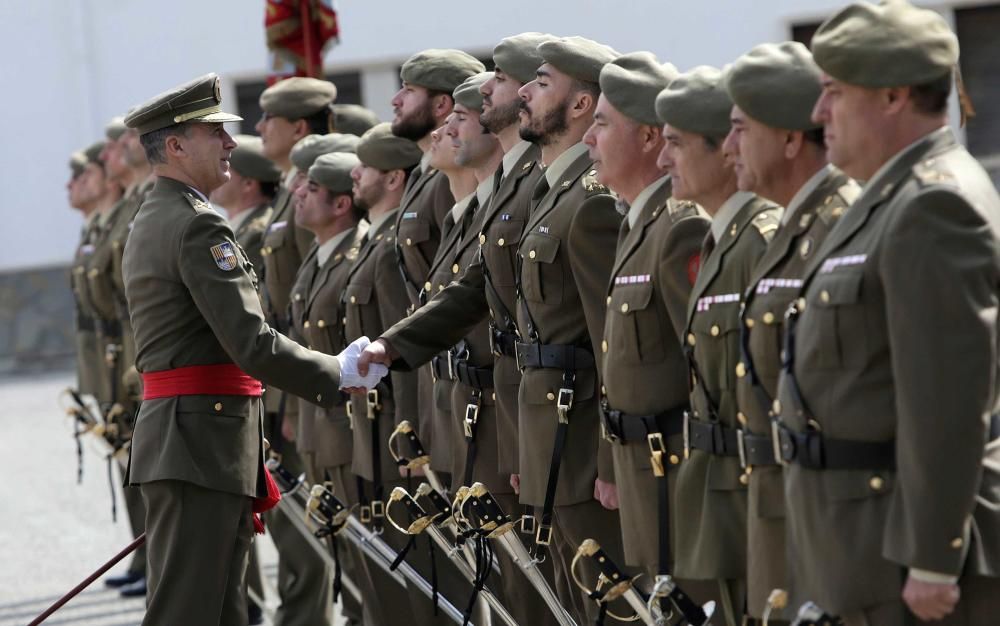 El general Aznar se despide de Balears