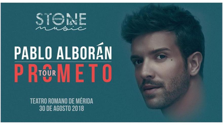 Pablo Alborán actuará en el Teatro Romano de Mérida el 30 de agosto