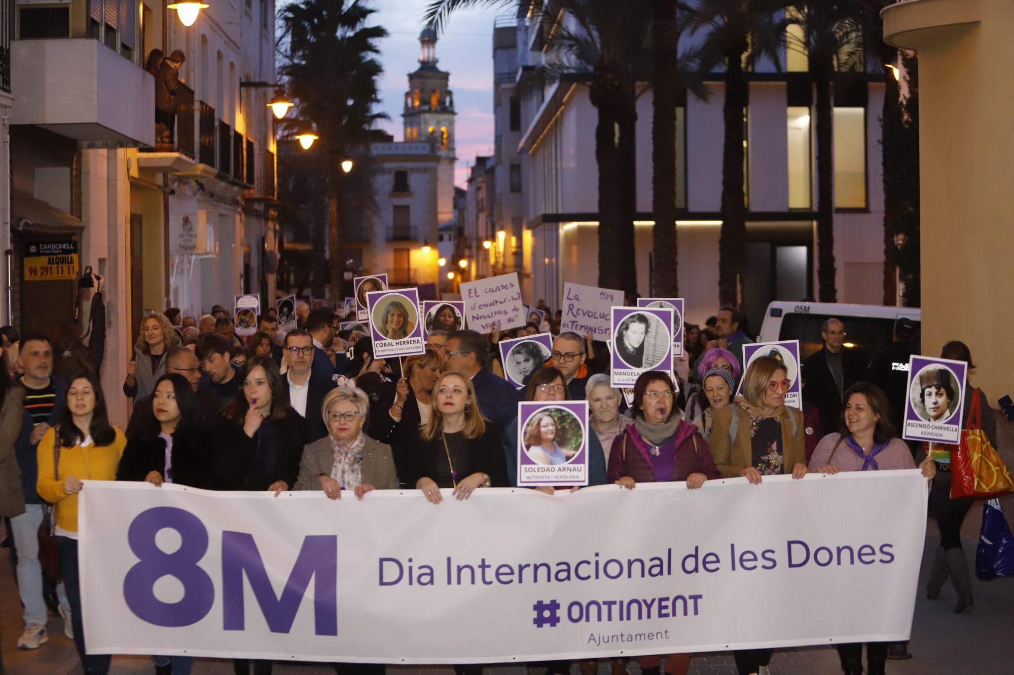 Manifestaciones y actos por el 8M en Ontinyent y Xàtiva