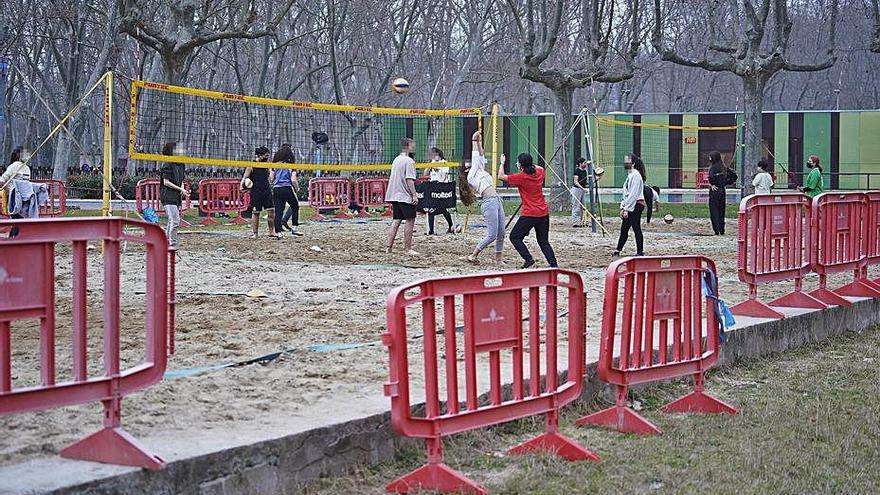 Les instal·lacions de la zona de la Devesa.