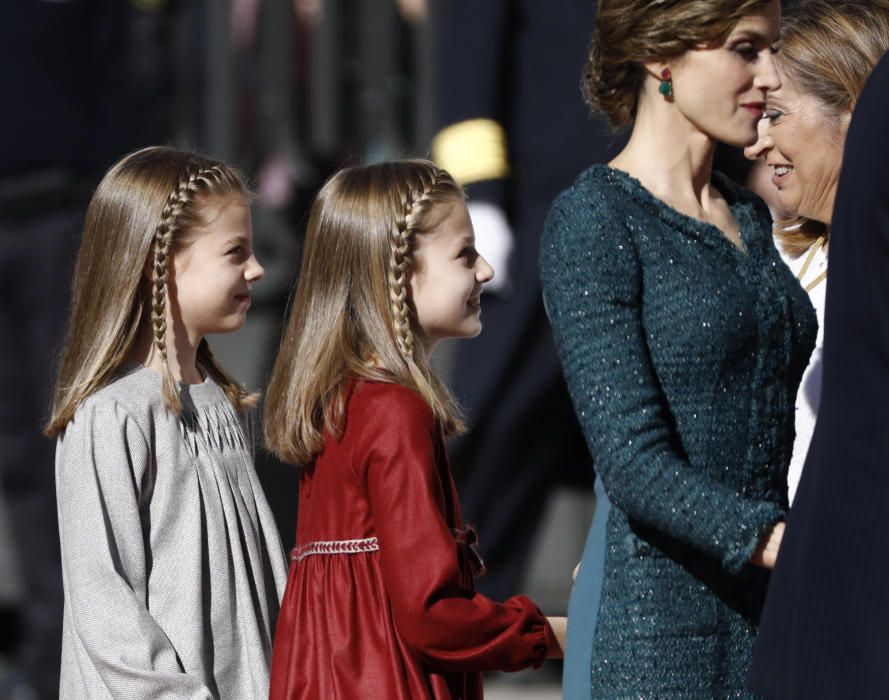 Leonor y Sofía, protagonistas en el Congreso