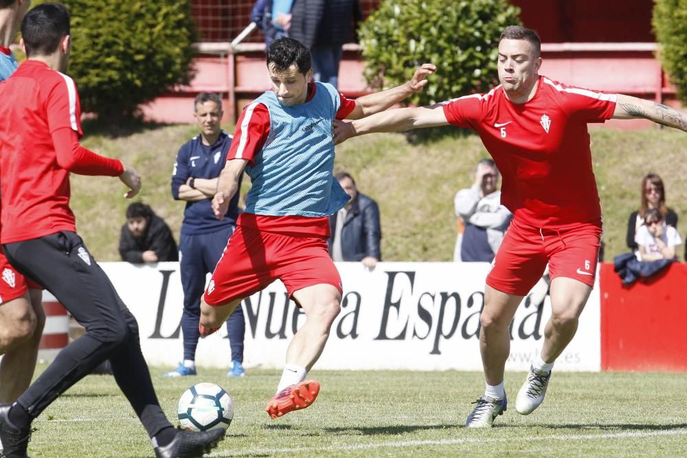 Entrenamiento del Sporting