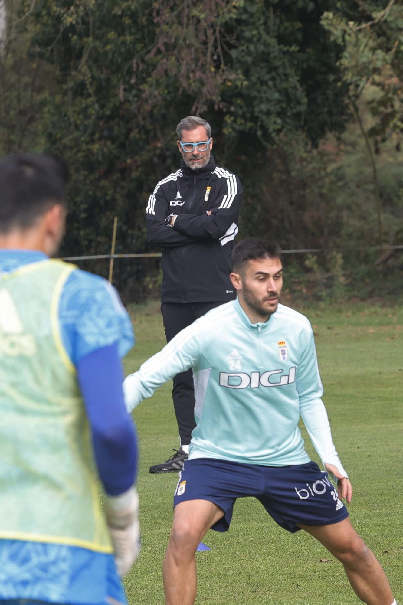 Las imágenes del entrenamiento del Oviedo