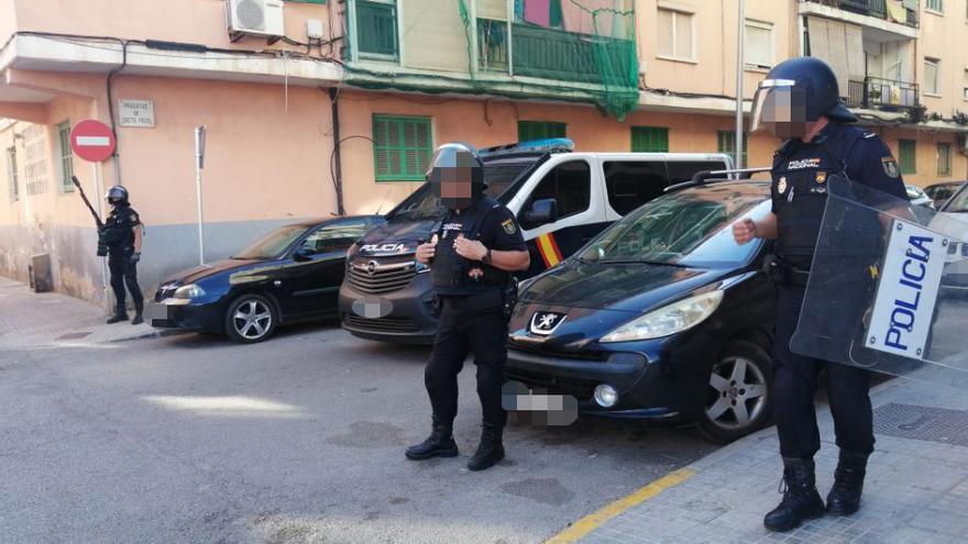 Operación contra el tráfico de heroína en Son Gotleu