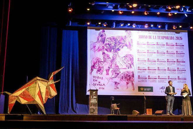 Fotogalería | Todas las imágenes de la gala de presentación de los carteles de la temporada 2026 en la plaza de la Maestranza