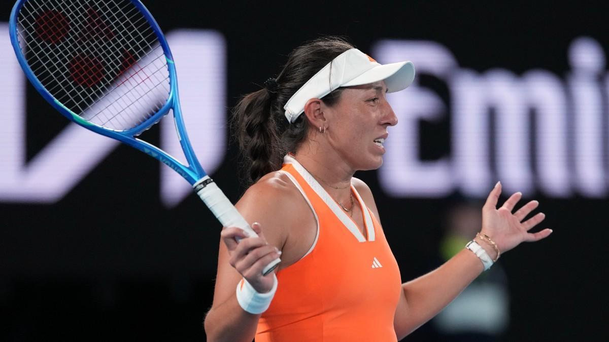 Jessica Pegula, desesperada ante Rybakina