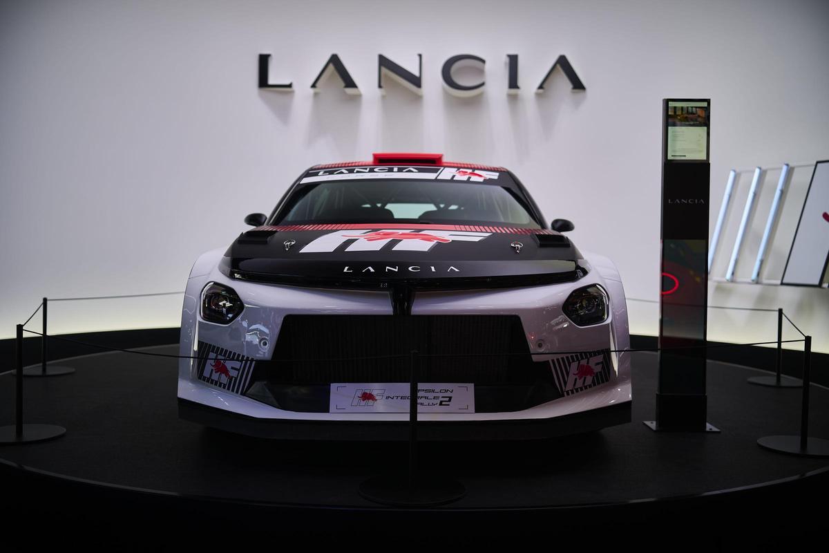 El Lancia Ypsilon Rally2 HF Integrale en el Salón de Bruselas.