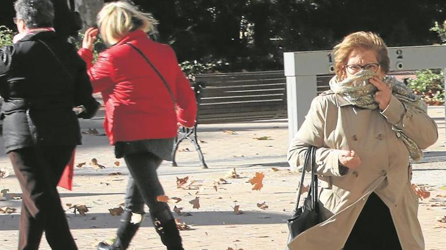 Castellón vive rachas de 100 km/h y espera algo de lluvia hoy domingo