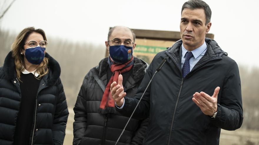 Pedro Sánchez visita algunas zonas afectadas por el temporal