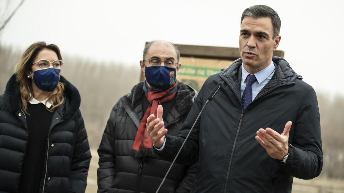 Pedro Sánchez visita algunas zonas afectadas por el temporal