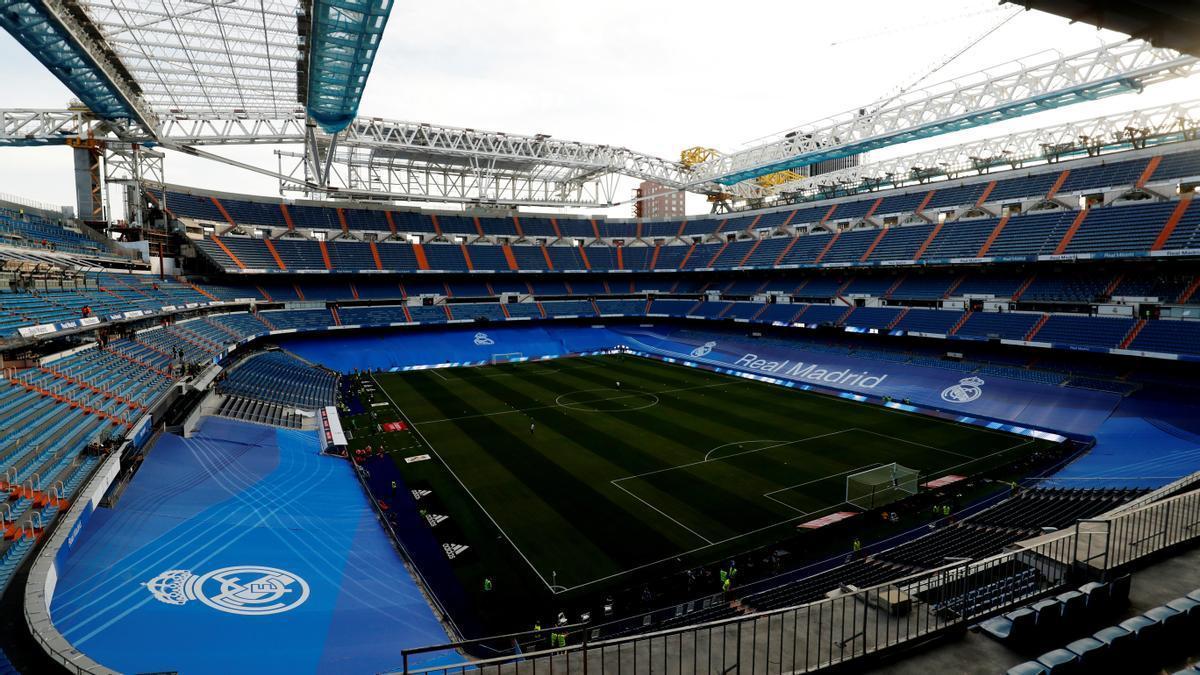 Una imagen del Santiago Bernabéu.