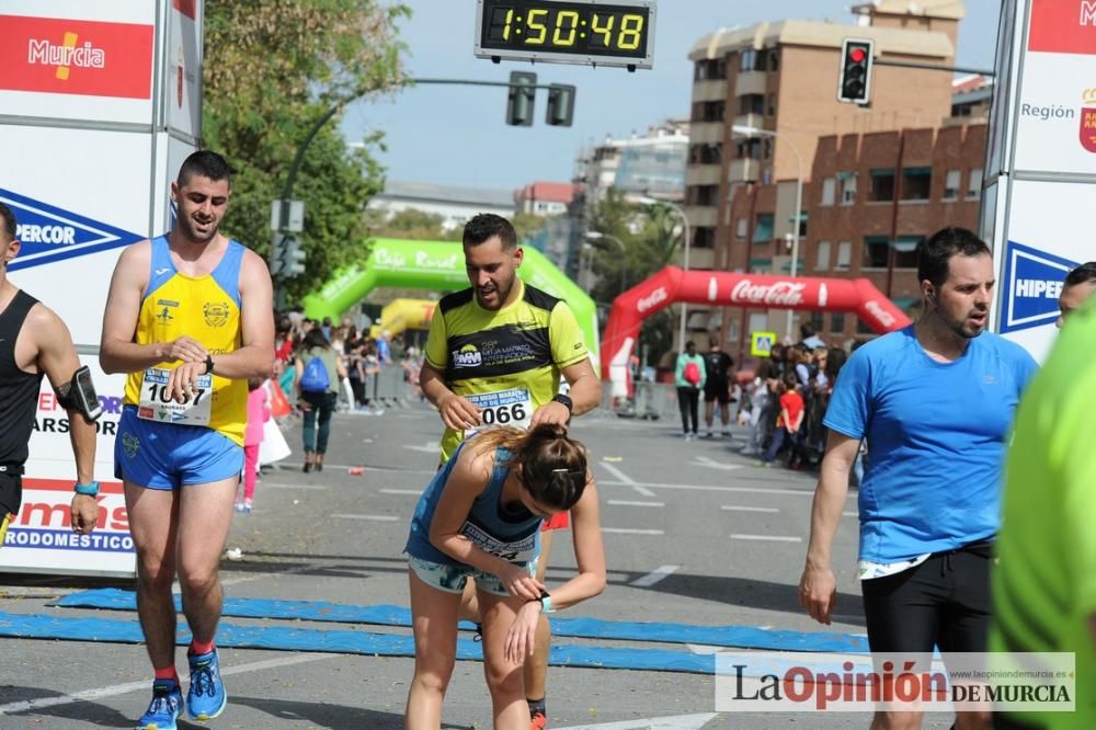 Media Maratón de Murcia: llegada (2ª parte)