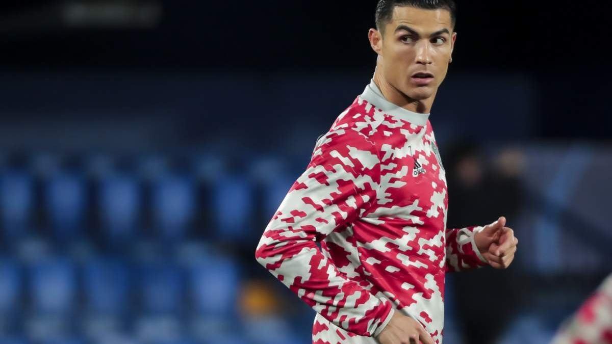 Cristiano Ronaldo con camiseta del Manchester United