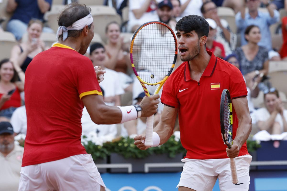 Nadal y Alcaraz, a un paso de la lucha por las medallas