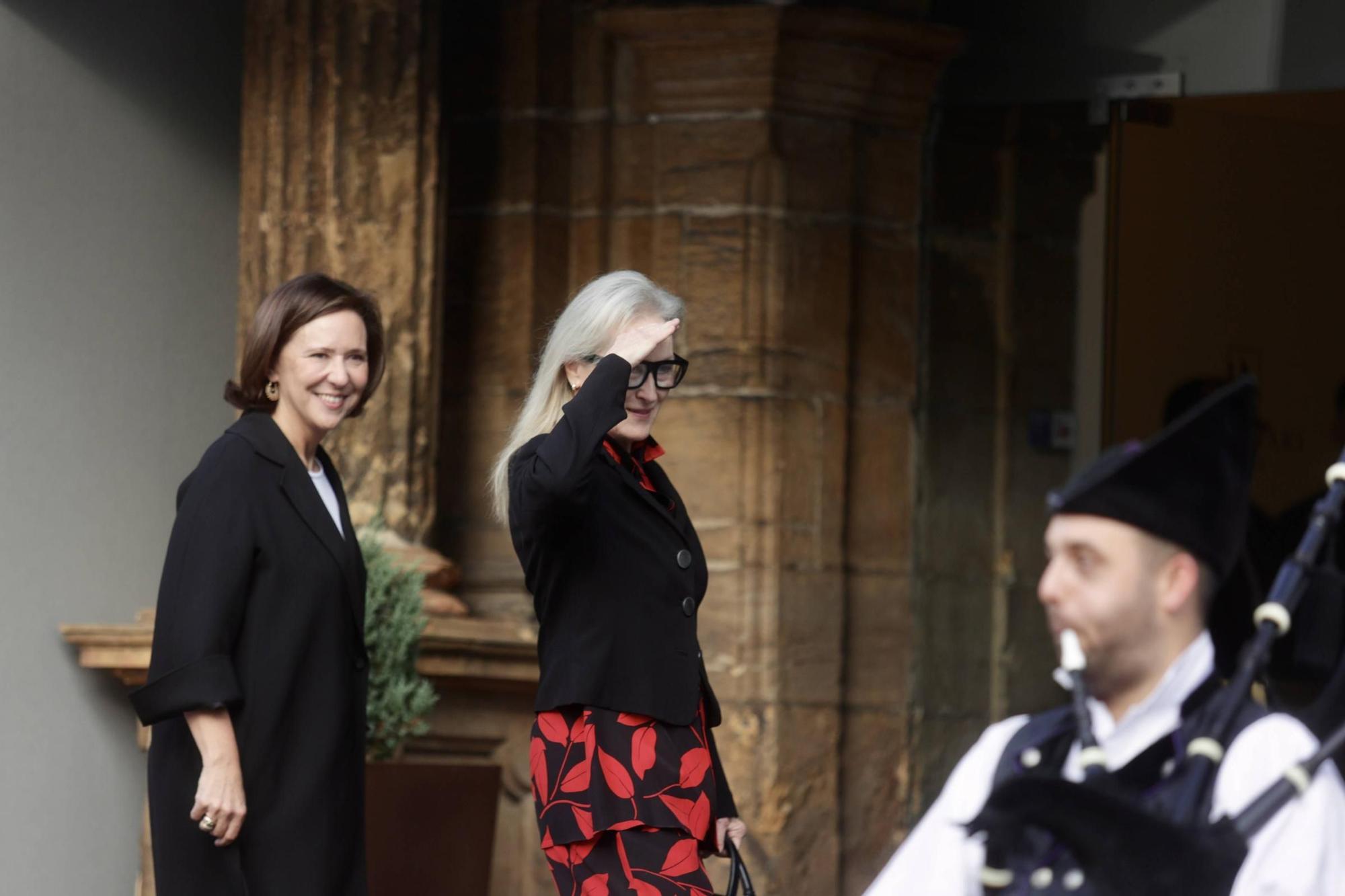 EN IMÁGENES: Así fue la llegada oficial de Meryl Streep a Asturias para recibir el premio "Princesa" de las Artes