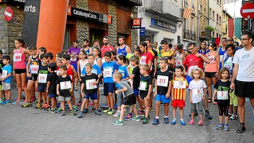 La sortida de la cursa va ser des del centre de Bagà