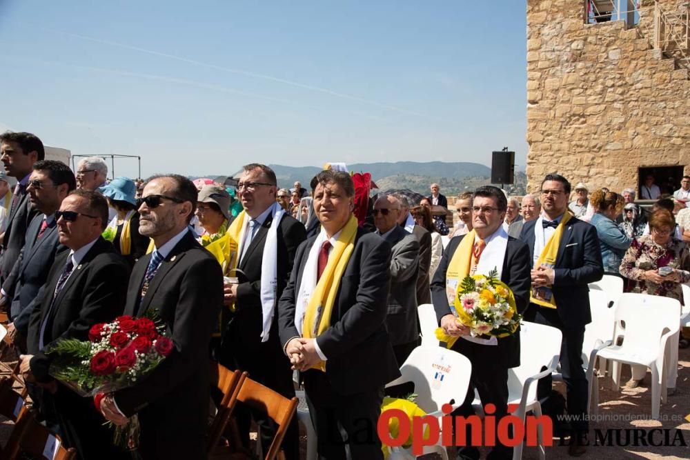 Ofrenda de flores en Caravaca