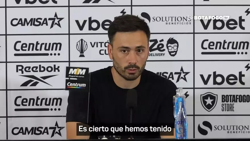 Davide Ancelotti: "El escudo de Botafogo es muy exigente"