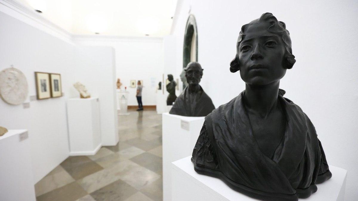 Exposición de Mateo Inurria en el Museo de Bellas Artes.