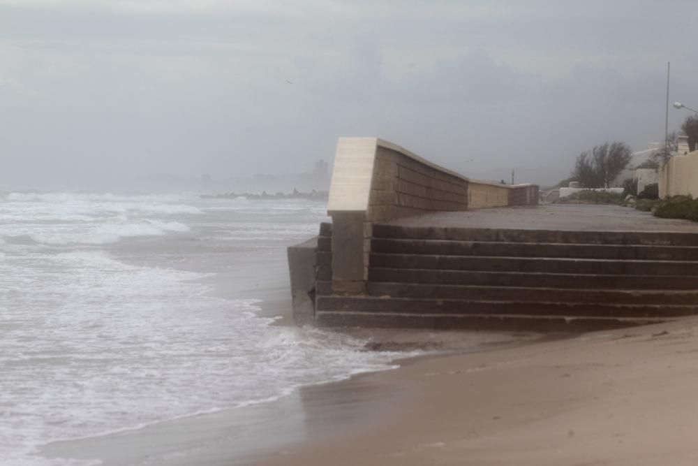 Temporal marítimo en Valencia