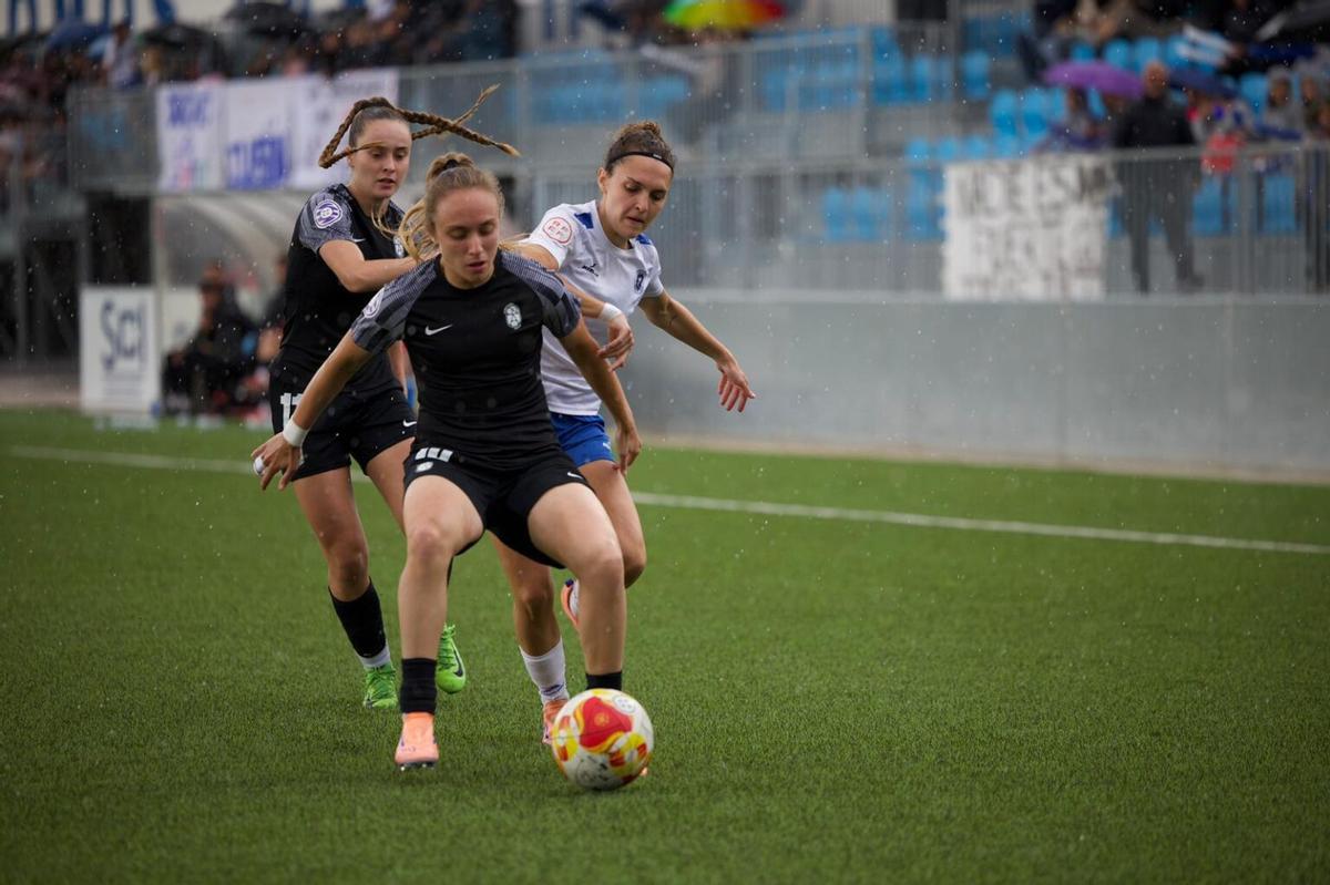 El Zaragoza CFF cayó en el Mudéjar en una tarde desapacible.