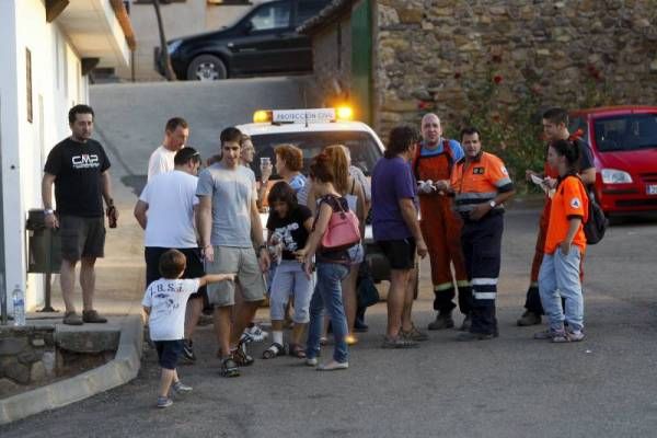 Fotogalería del incendio en Trasobares