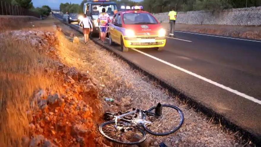 Una conductora ebria atropella mortalmente a un ciclista en Mallorca